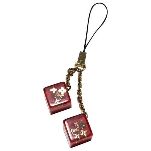Pre-owned Louis Vuitton Bag Charm In Red