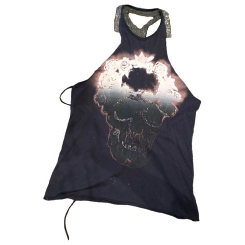 Pre-owned Religion Glitter Camisole In Anthracite