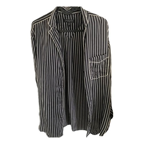 Pre-owned Rag & Bone Silk Shirt In Black