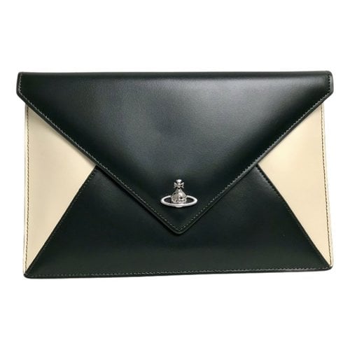 Pre-owned Vivienne Westwood Leather Clutch Bag In Multicolour