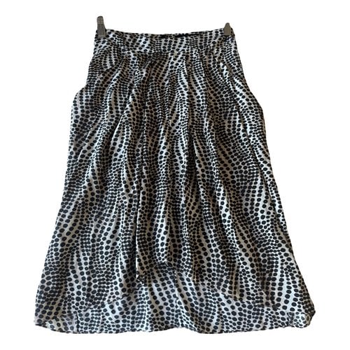 Pre-owned Isabel Marant Silk Mid-length Skirt In Beige