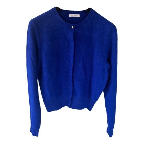 Pre-owned Just In Case Wool Cardigan In Blue