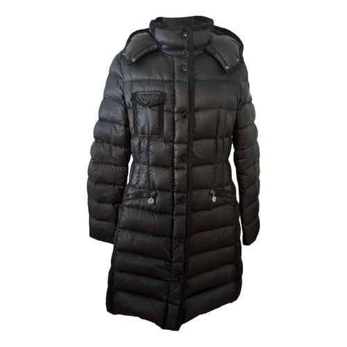 Pre-owned Moncler Coat In Blue