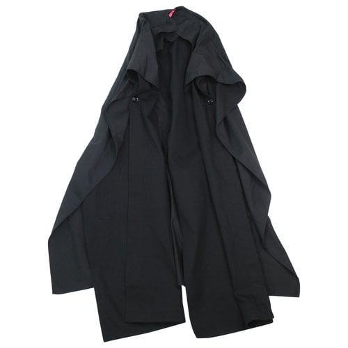 Pre-owned Y-3 By Yohji Yamamoto Coat In Black