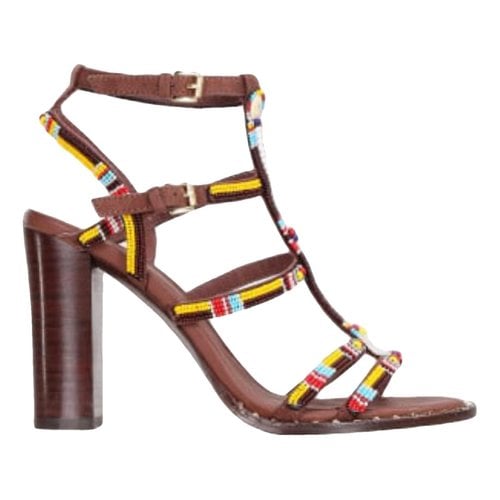 Pre-owned Ash Leather Sandal In Multicolour