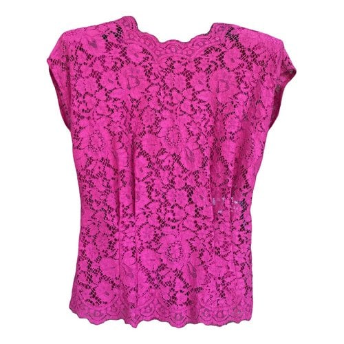 Pre-owned Dolce & Gabbana Lace Camisole In Pink