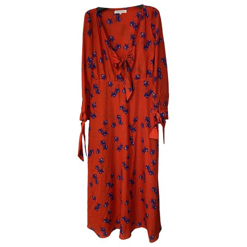 Pre-owned Borgo De Nor Mid-length Dress In Red