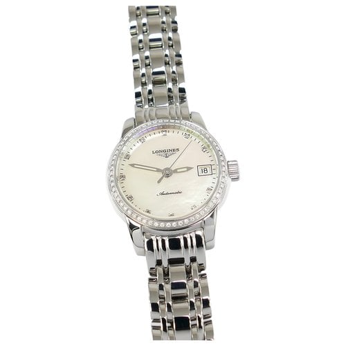 Pre-owned Longines Saint-imier Watch In White