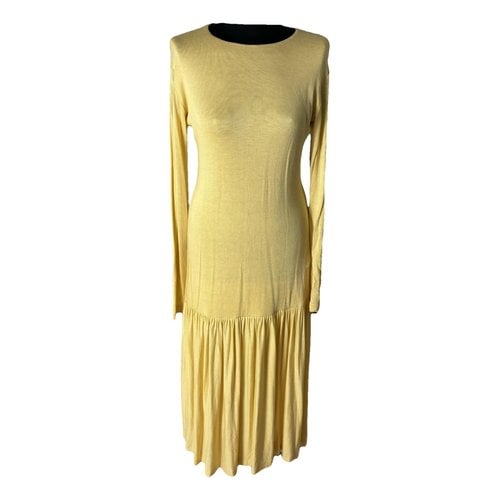 Pre-owned Totême Maxi Dress In Gold