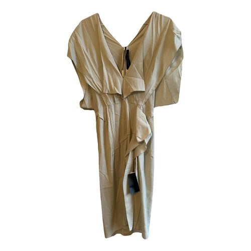 Pre-owned Roland Mouret Silk Mid-length Dress In Other