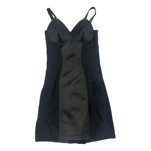 Pre-owned Jean Paul Gaultier Mini Dress In Black