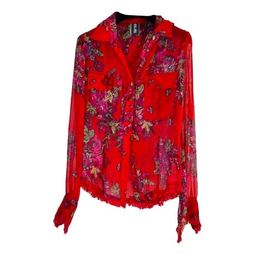 Pre-owned Jean Paul Gaultier Silk Shirt In Red