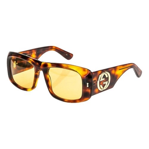 Pre-owned Gucci Sunglasses In Yellow