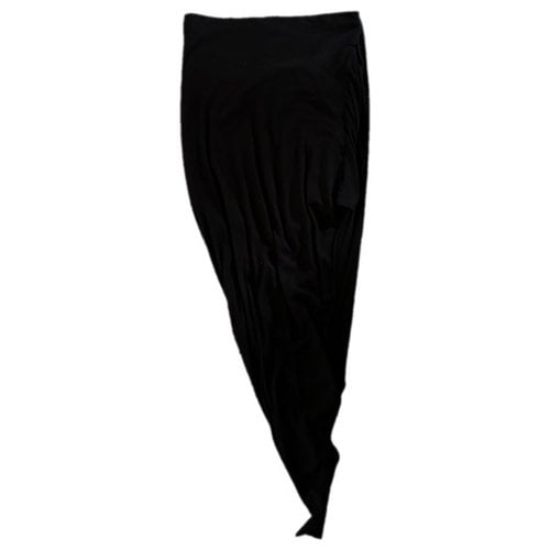 Pre-owned Helmut Lang Mid-length Skirt In Black