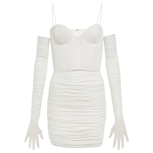Pre-owned Alex Perry Mini Dress In White