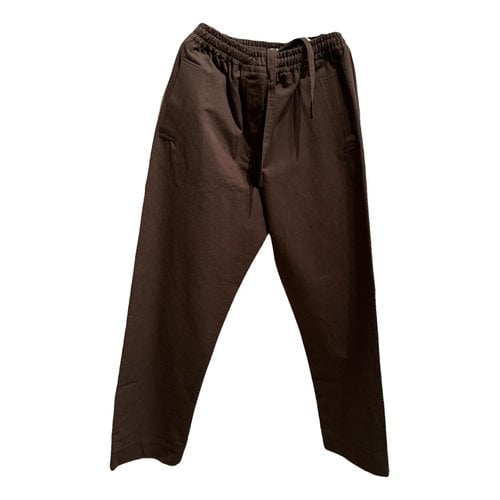 Pre-owned Margaret Howell Large Pants In Brown