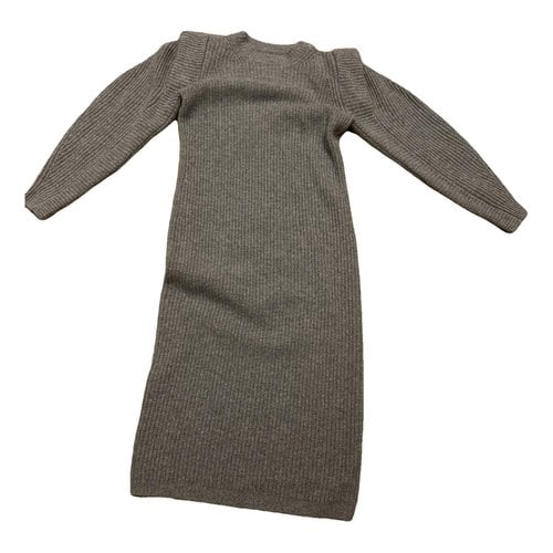 Pre-owned Isabel Marant Cashmere Dress In Grey