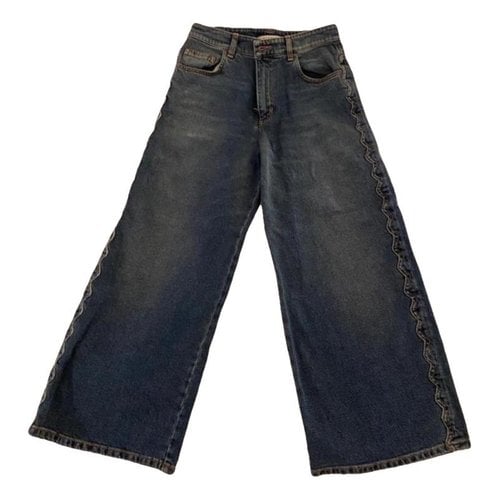 Pre-owned Vivetta Large Jeans In Blue