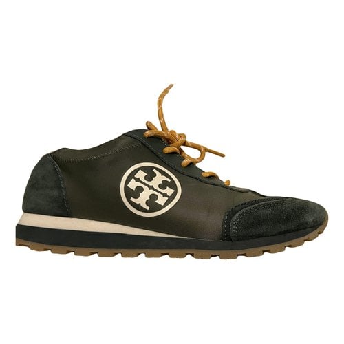 Pre-owned Tory Burch Trainers In Green