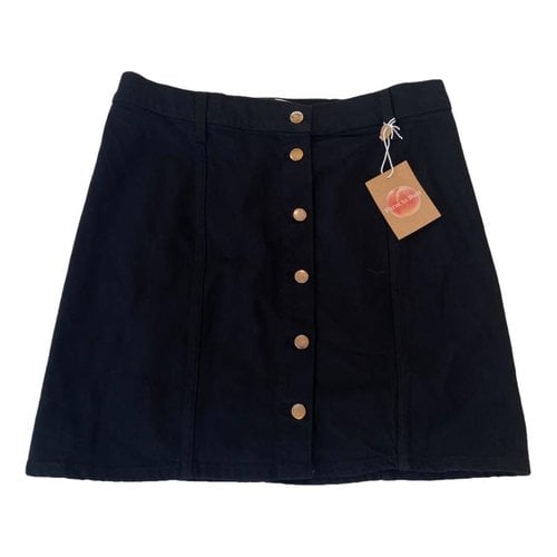 Pre-owned Reformation Mini Skirt In Black