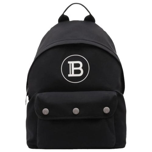 Pre-owned Balmain Leather Bag In Black