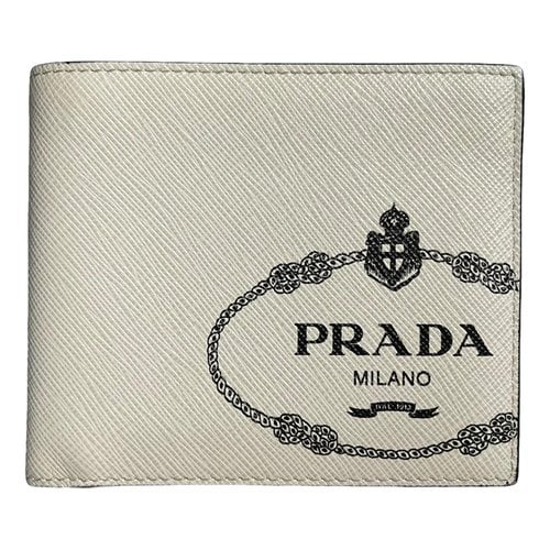 Pre-owned Prada Leather Small Bag In White