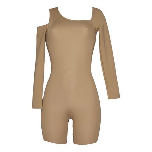 Pre-owned Wolford Jumpsuit In Brown
