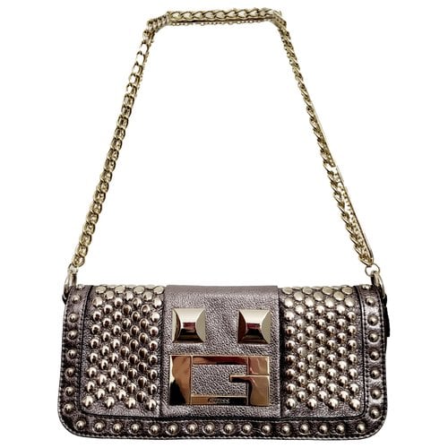 Pre-owned Guess Crossbody Bag In Silver