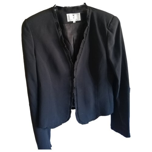 Pre-owned Valentino Short Vest In Black