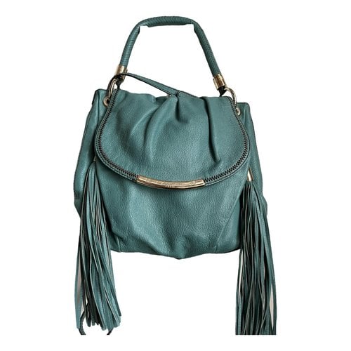Pre-owned Lancel Leather Crossbody Bag In Green