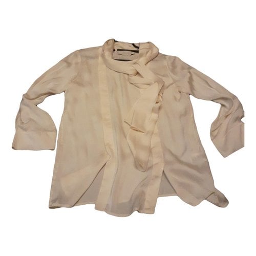 Pre-owned Stella Mccartney Silk Shirt In Beige