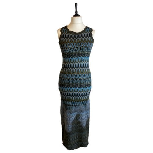 Pre-owned Missoni Maxi Dress In Green