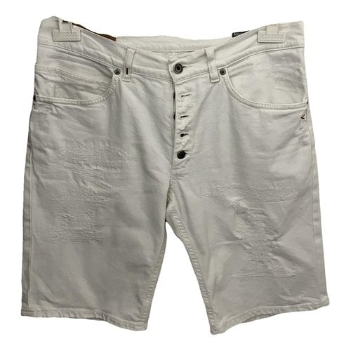 Pre-owned Dondup Short In White