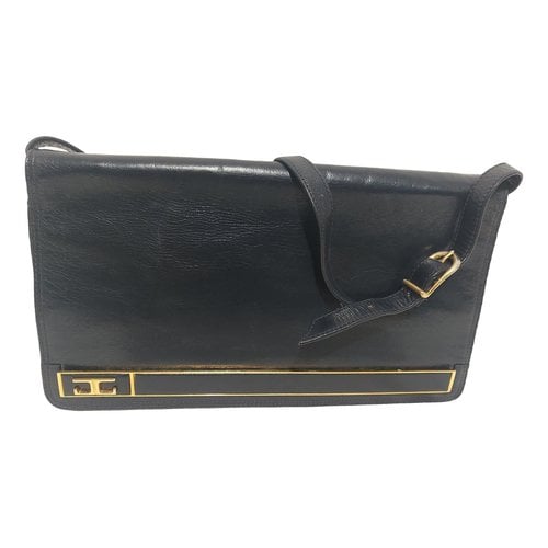 Pre-owned Chantecler Leather Clutch Bag In Black