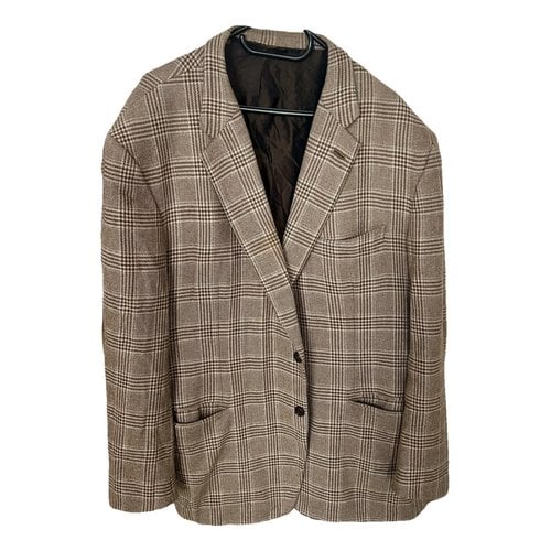 Pre-owned Brioni Cashmere Suit In Beige