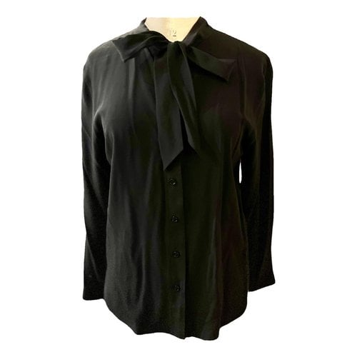 Pre-owned Saint Laurent Silk Shirt In Black