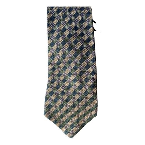 Pre-owned Gherardini Wool Tie In Green