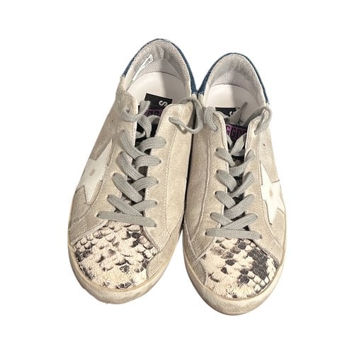 Pre-owned Golden Goose Leather Flats In Other