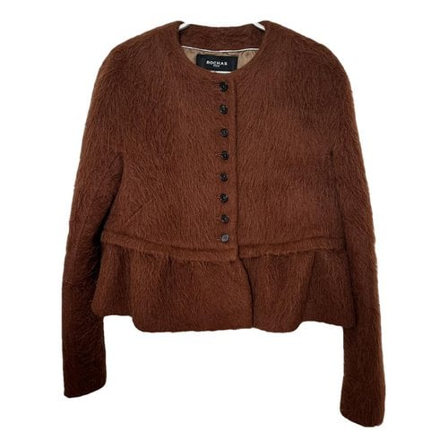 Pre-owned Rochas Wool Jacket In Brown