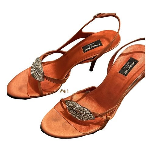 Pre-owned Sonia Rykiel Sandals In Orange