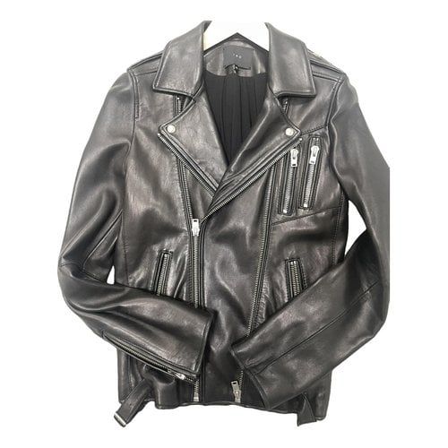 Pre-owned Iro Leather Vest In Black