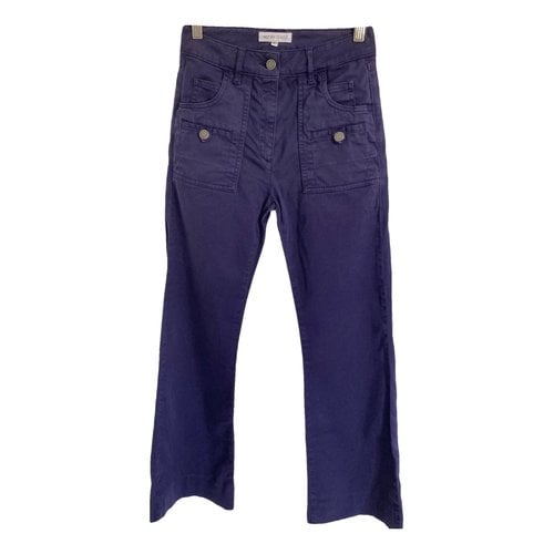 Pre-owned See By Chloé Straight Pants In Purple