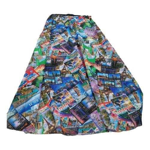 Pre-owned Balenciaga Maxi Skirt In Multicolour