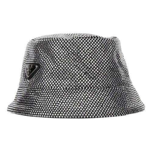 Pre-owned Prada Hat In Silver