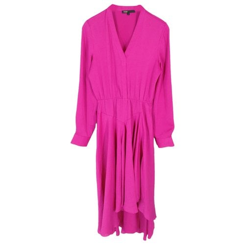 Pre-owned Maje Mid-length Dress In Pink