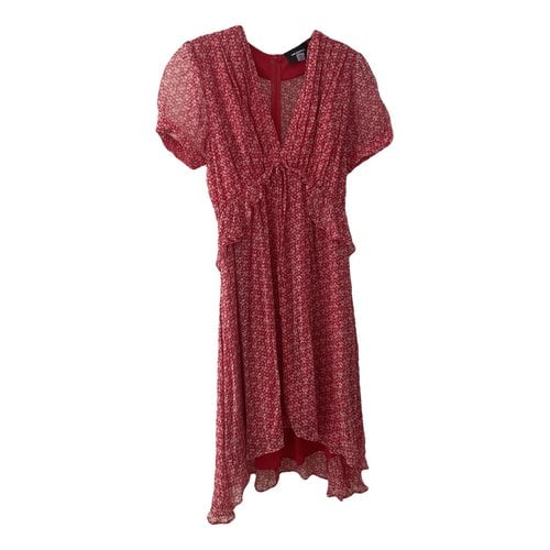 Pre-owned The Kooples Spring Summer 2020 Mid-length Dress In Red