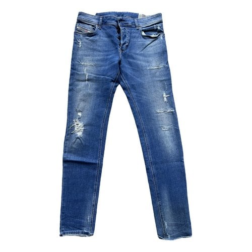 Pre-owned Diesel Slim Jean In Blue