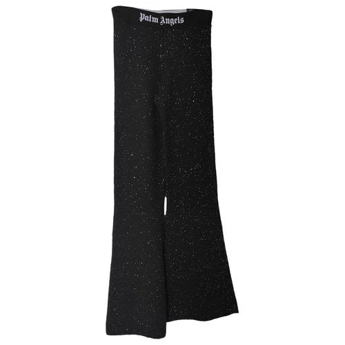 Pre-owned Palm Angels Trousers In Black
