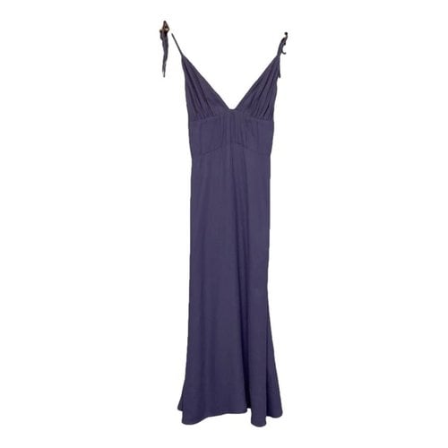 Pre-owned Reformation Mid-length Dress In Purple