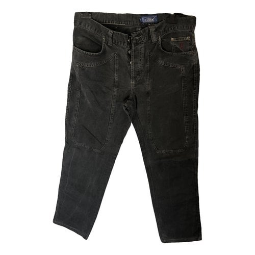 Pre-owned Jeckerson Straight Jeans In Grey